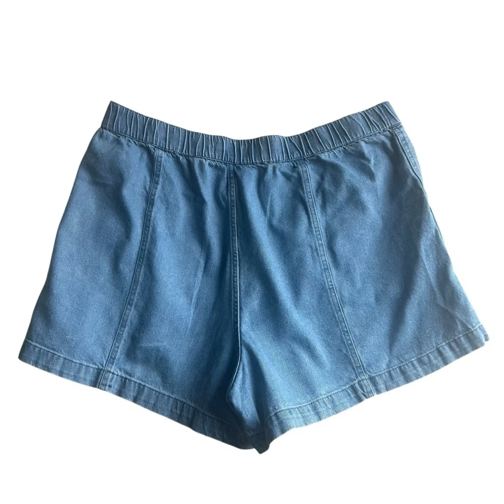 Madewell Denim Easy Pull-On Shorts in Rathmore Wash XL - Picture 5 of 10